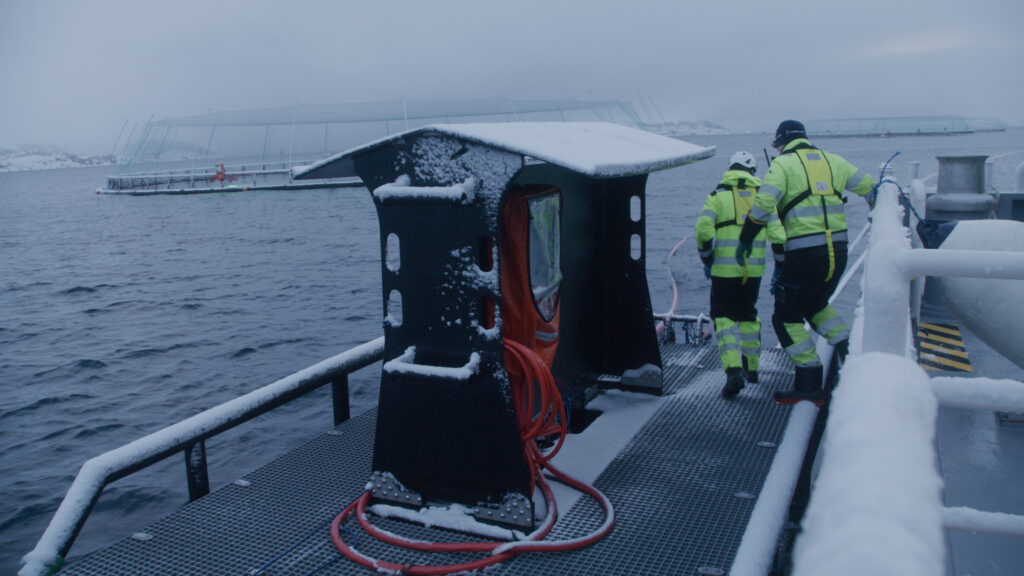 Serviceflåter fra Aquaservice hos Kime Akva, Finnmark