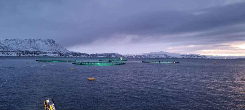 Aquaservice strøm- og serviceflåter hos Kime Akva, Finnmark