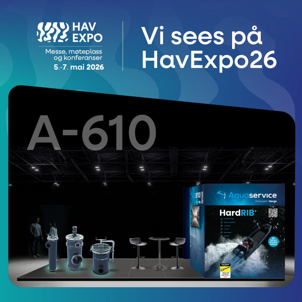 Aquaservice på HavExpo 2026 - stand A-610